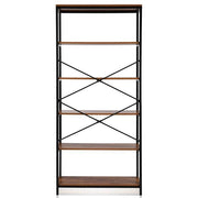 5-tier Rustic Bookshelf