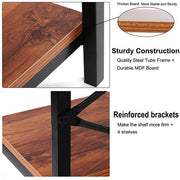5-tier Rustic Bookshelf