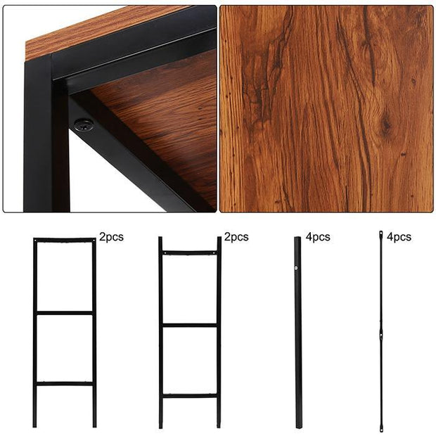 5-tier Rustic Bookshelf