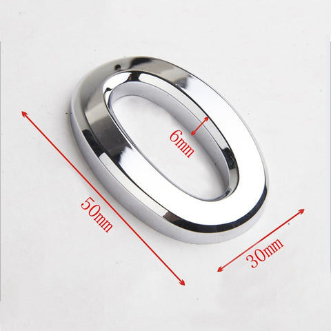 Chrome Plated House Number