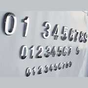 Chrome Plated House Number