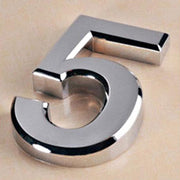 Chrome Plated House Number