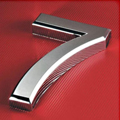 Chrome Plated House Number