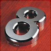 Chrome Plated House Number