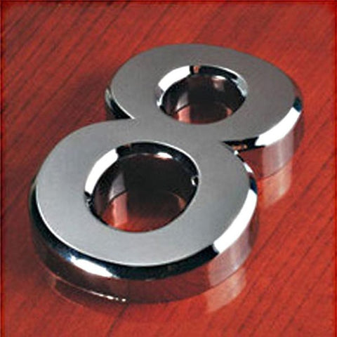 Chrome Plated House Number