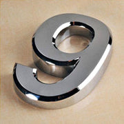 Chrome Plated House Number