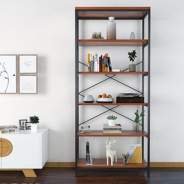 5-tier Rustic Bookshelf