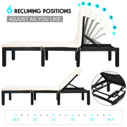 Patio Rattan Lounge Chair