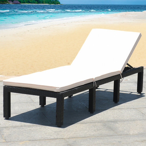 Patio Rattan Lounge Chair