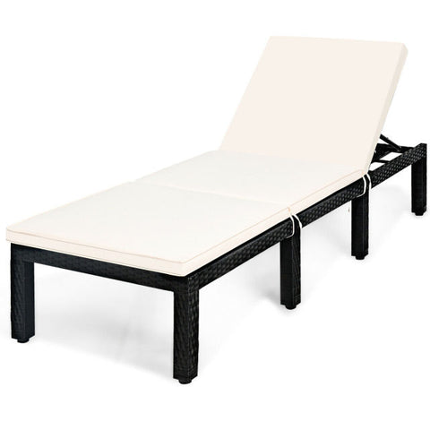 Patio Rattan Lounge Chair