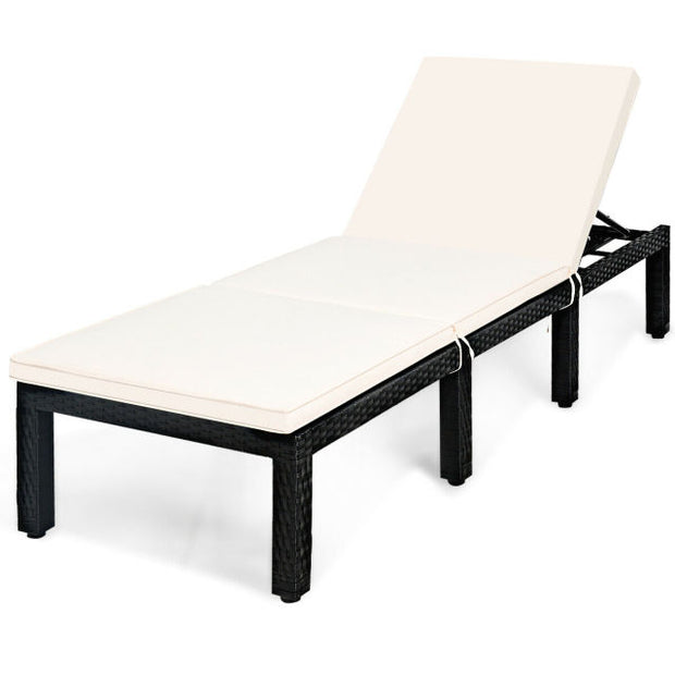Patio Rattan Lounge Chair