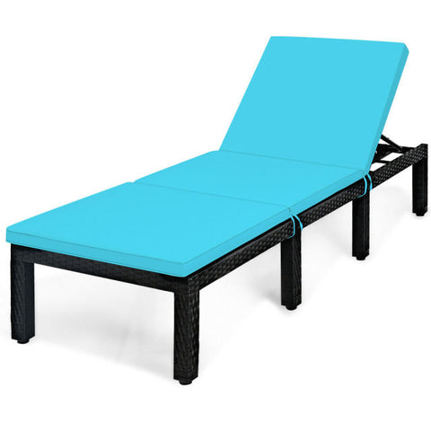 Patio Rattan Lounge Chair