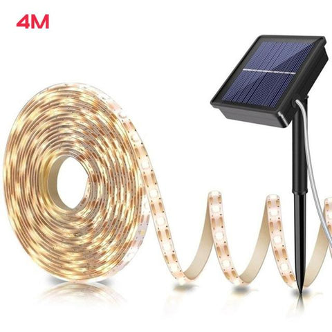 Solar Powered 5M 150LED Strip Light RGB