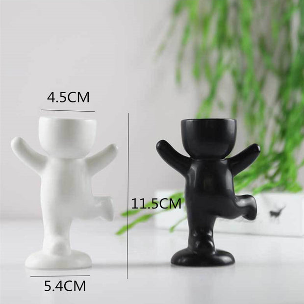 Creative Humanoid Ceramic Flower Pot