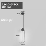 Modern Ring Led Pendant Light Bedside Lamp Living Room Restaurant Bedroom Coffee Commercial Home Decor Interior Lighting Fixture